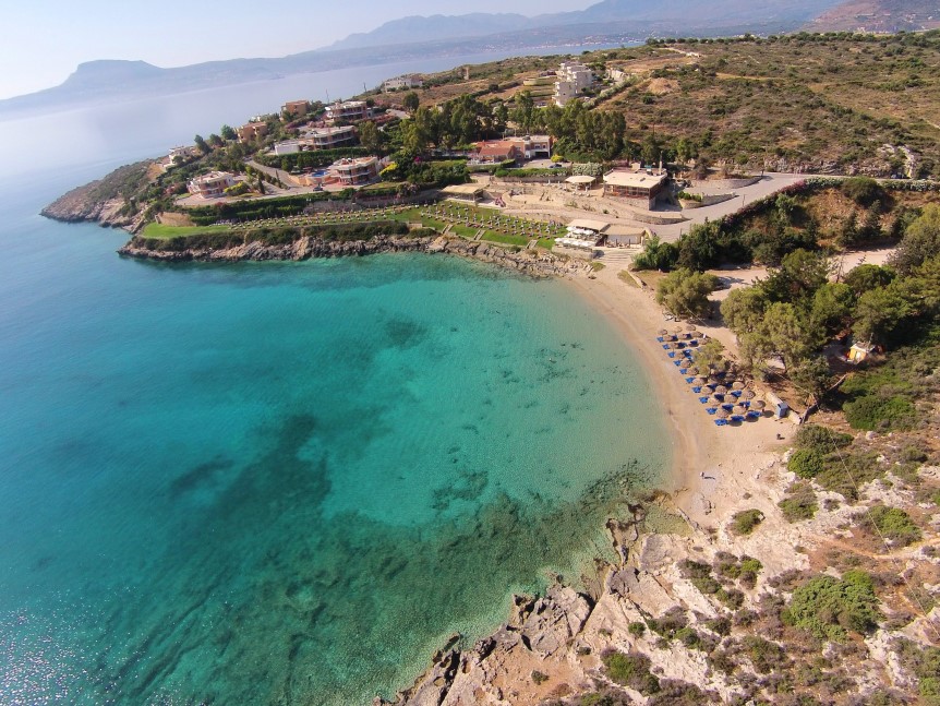 Aerial-photo-of-Loutraki-beach-in-Akrotiri-Chania-Crete-0a63b949